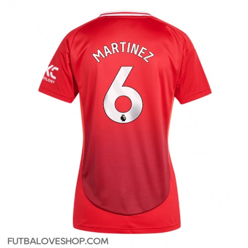 Dres Manchester United Lisandro Martinez #6 Domáci pre Ženy 2024-25 Krátky Rukáv